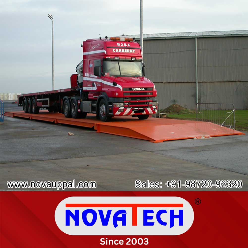 Portable Truck Weighbridge Mobile Truck Weighing Scales manufacturers exporters in India Punjab Ludhiana
