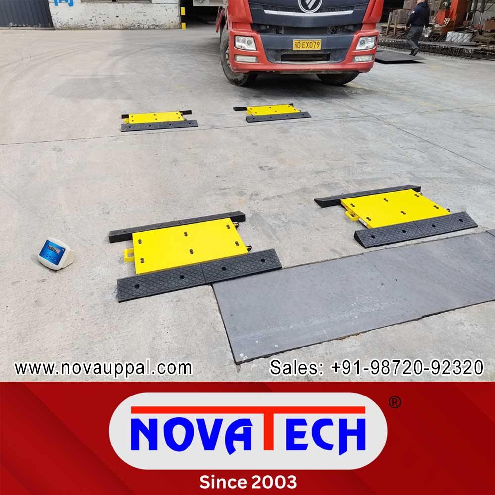 Portable Truck Weighbridge Mobile Truck Weighing Scales manufacturers exporters in India Punjab Ludhiana